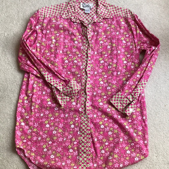 Lilly Pulitzer Tops - Vintage Lilly Pulitzer Button-Down Shirt Lilly Pulitzer Tops - Vintage Lilly Pulitzer Button-Down Shirt